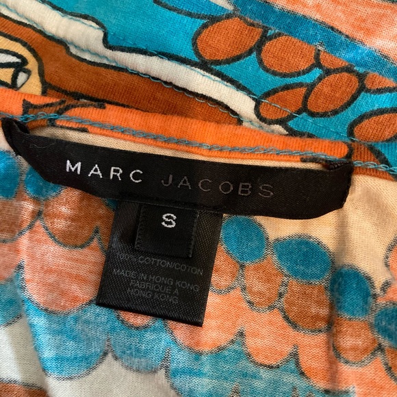 Retro, rare Marc Jacobs jersey tank with allover hippy vibes print. Size Small. - Picture 5 of 5